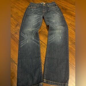 CAbi Women's Straight-Leg Jeans in Dark Indigo Wash- like new !